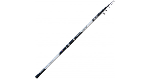 Canne à Pêche Surfcasting Lineaeffe Long Beach WWG 3.90m – Jusqu’à 200g, Télescopique Carbone Léger, Anneaux SiC, Idéal Mer & Plage
